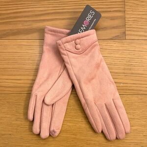 Women's Soft Pink Gloves